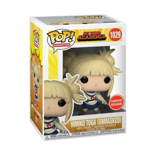 Funko Pop! My Hero Academia : Himiko Toga (Unmasked) 1029 GameStop Exclusive + Pop Protector