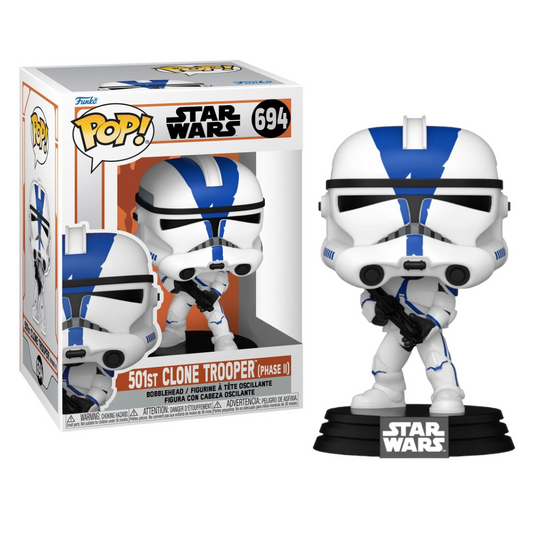 Funko Pop! Star Wars 501st Clone Trooper (Phase II) 694 + Pop Protector