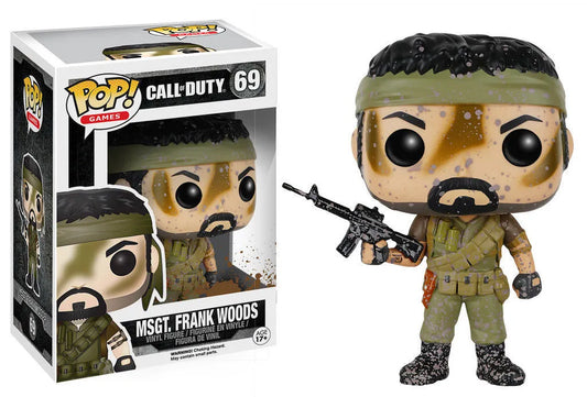 Funko Pop! Call Of Duty MSGT. Frank Woods 69 EB Exclusive (VAULTED) + Protector