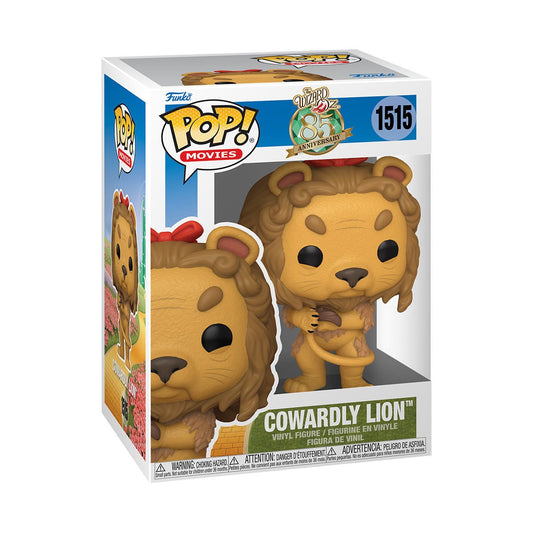 The Wizard of Oz 85th Anniversary Cowardly Lion Funko Pop! Vinyl Figure #1515 + PoP protector