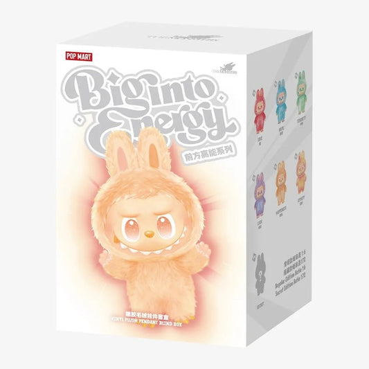 Labubu V3 The Monsters Big into Energy Series Vinyl Plush Pendant Blind Box (One Variation Chosen at Random)