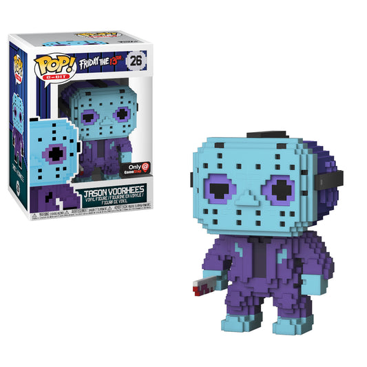 Funko Pop! 8-Bit Friday The 13th : Jason Voorhees 26 GameStop Exclusive + Pop Protector
