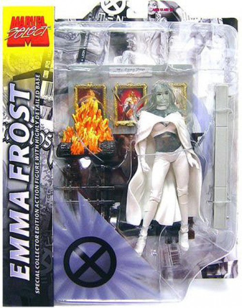 Diamond Select Marvel Select Emma Frost (Translucent) Action Figure X-Men Special Collector's Edition Action Figure (Box Blemishes)