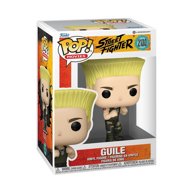 Funko Pop! Street Fighter - Guile 2100 Figure + Pop Protector