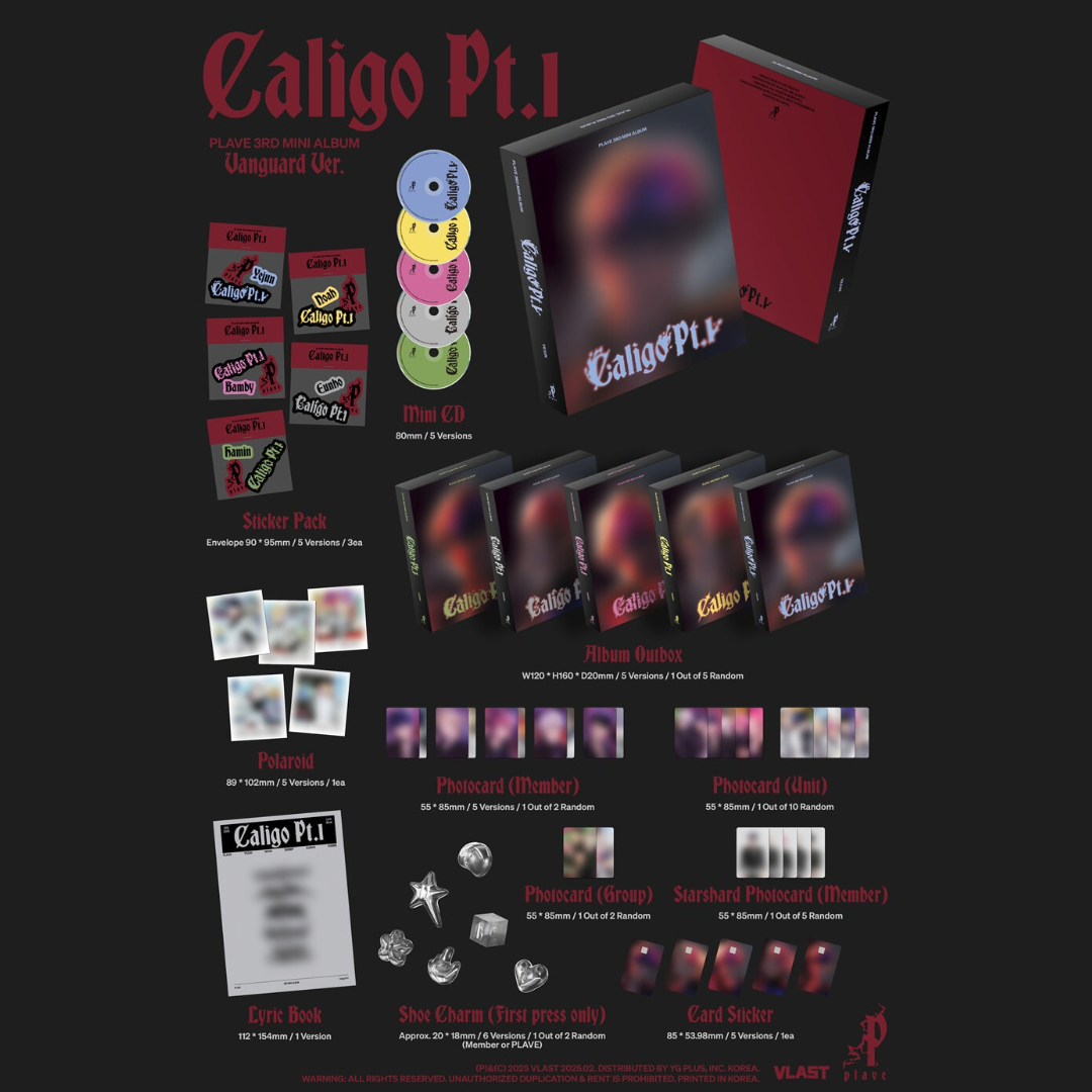 K-pop Plave 3rd Mini Album - Caligo Pt. 1 (Eunho Vanguard Ver.) (Mini CD)