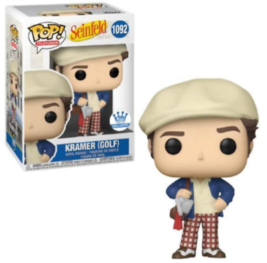 Funko Pop! Seinfeld Kramer (Golf) 1092 Funko Shop Exclusive + Free Protector