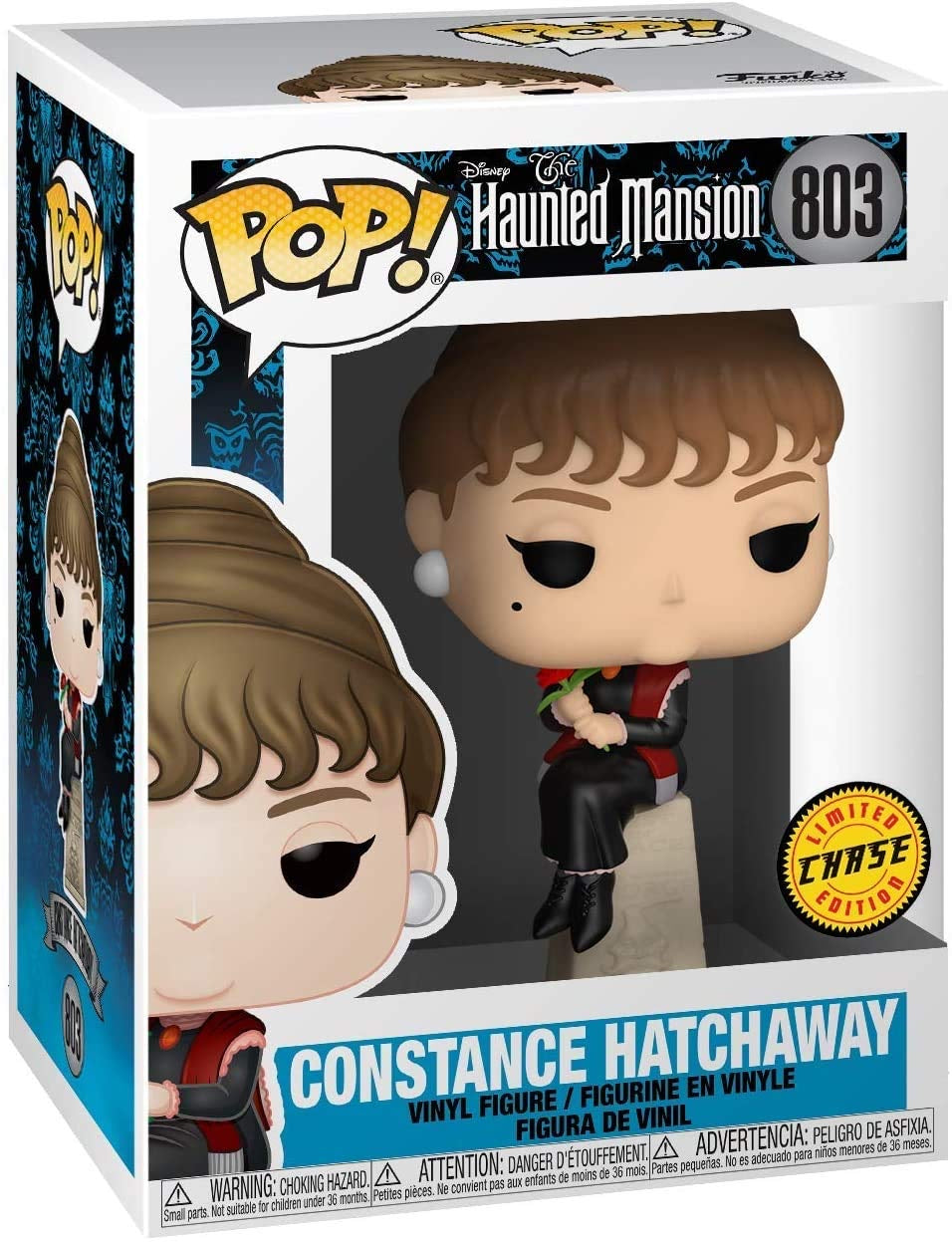 Funko Pop! Disney The Haunted Mansion Constance Hatchaway 803 CHASE + Free Protector