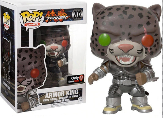 Funko Pop! Tekken Armor King 202 GameStop Exclusive + Free Protector