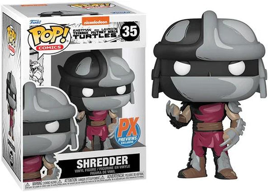 Funko Pop! Nickelodeon Eastman and Laird’s Teenage Mutant Ninja Turtles- Shredder 35 PX Previews Exclusive Figure + Pop Protector
