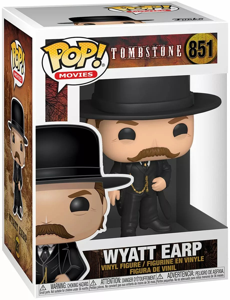 Funko Pop! Tombstone Wyatt Earp 851 + Free Protector