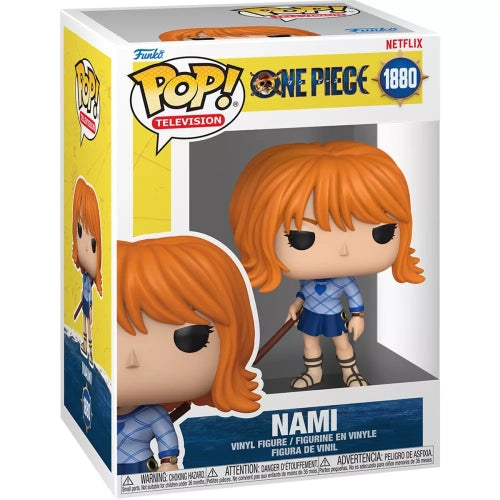 Funko Pop! Netflix One Piece Live Action - Nami 1880 Figure + Pop Protector