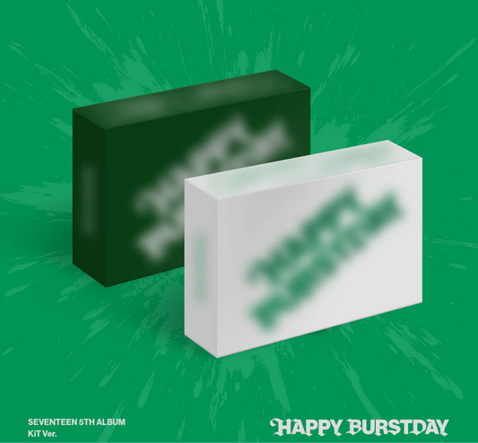 K-POP SEVENTEEN - 5TH ALBUM [HAPPY BURSTDAY] KIT VER. (GREEN) NEW ESCAPE KIT VERSION