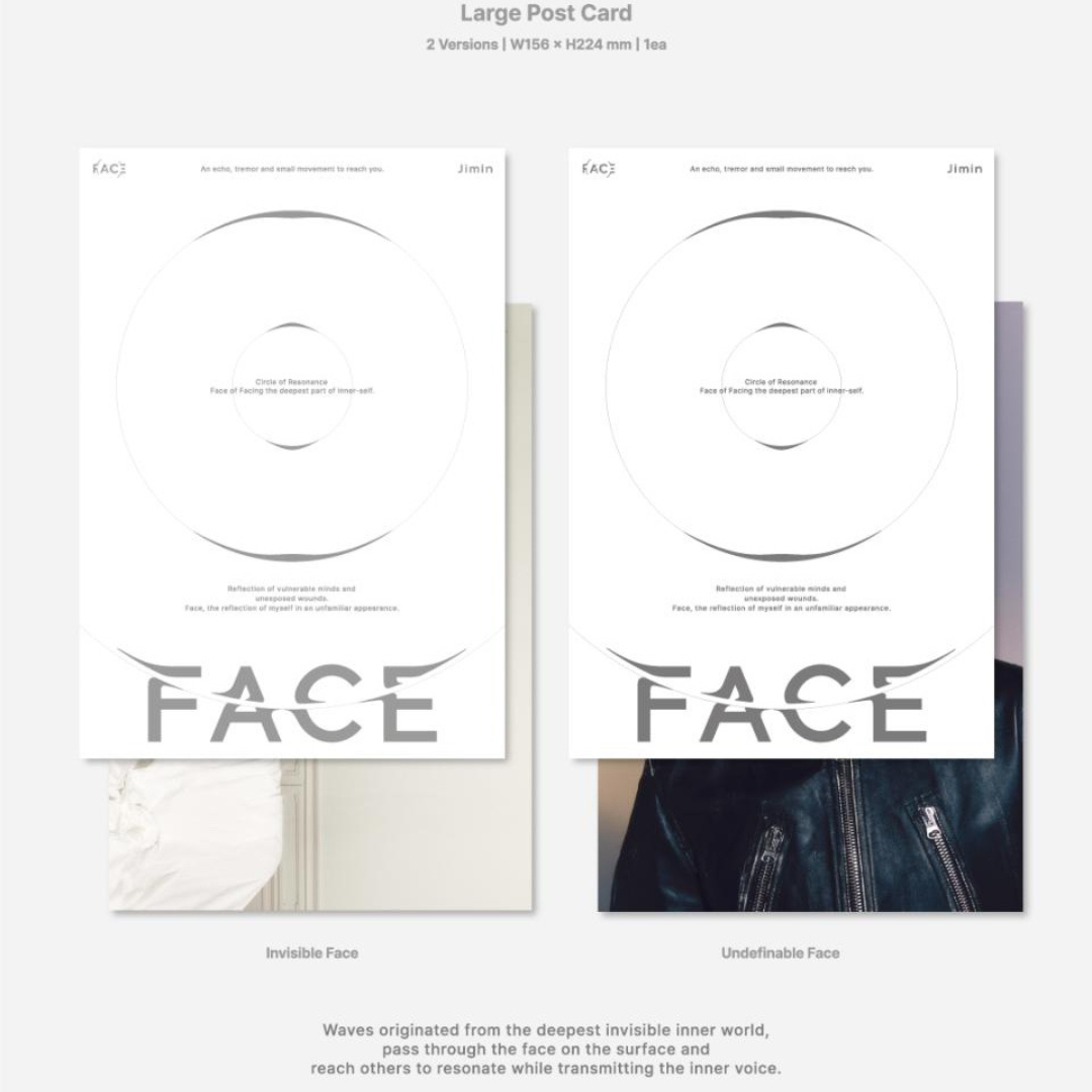 K-POP JIMIN (BTS) - FACE (UNDEFINABLE FACE VER.)