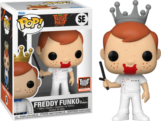 Funko Pop! Funko Fright Night - Freddy Funko as Hannibal SE 2022 Limited Edition 10,000 PCS Figure + Pop Protector