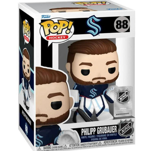 Funko Pop! Hockey NHL Seattle Kraken Philipp Grubauer 88 + Free Protector