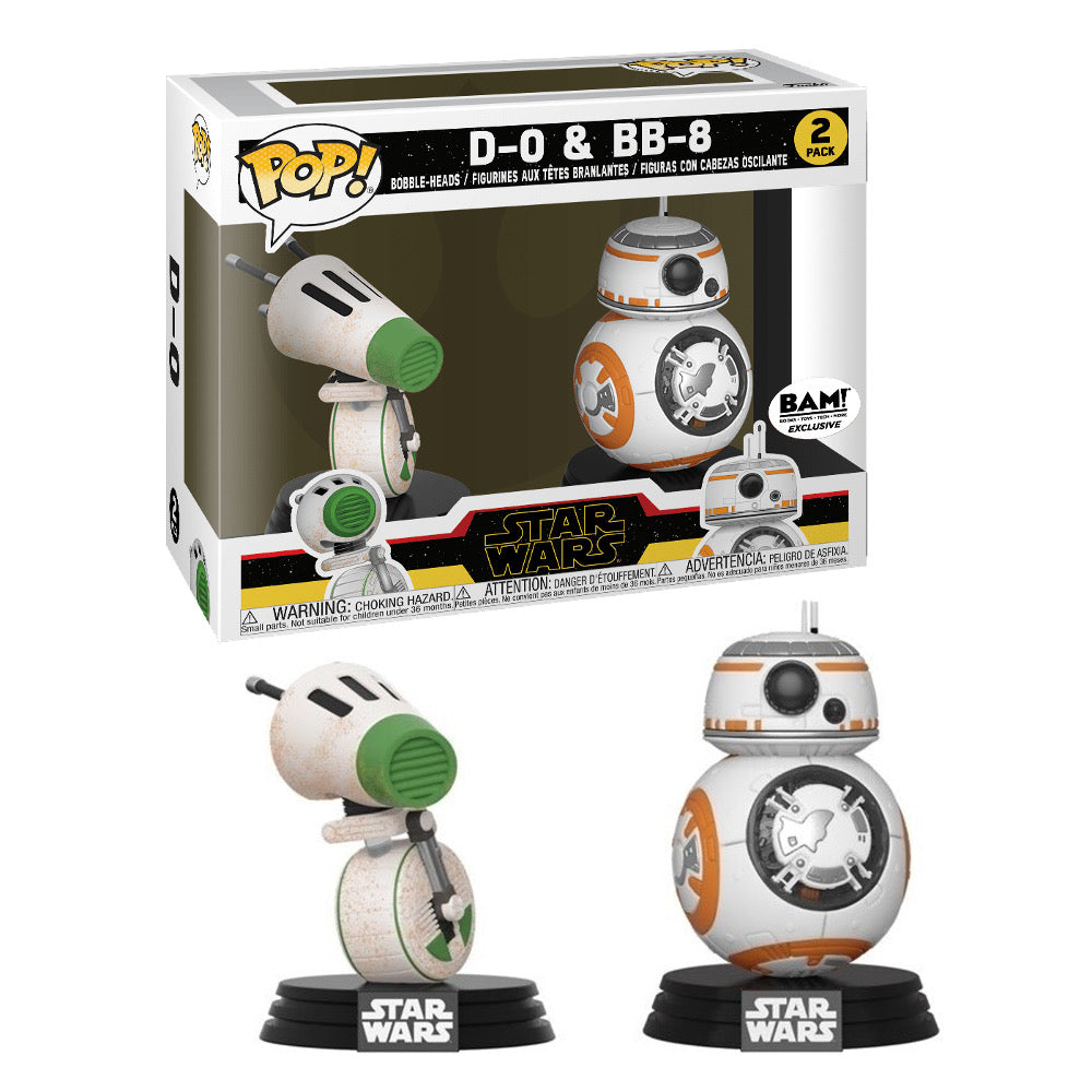 Funko Pop! Star Wars D-O & BB-8 2 Pack Bam Exclusive