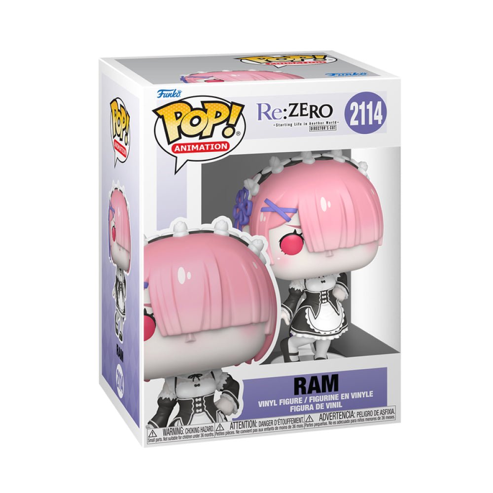 Funko Pop! Re : Zero Starting Life in Another World - Ram 2114 Figure + Pop Protector