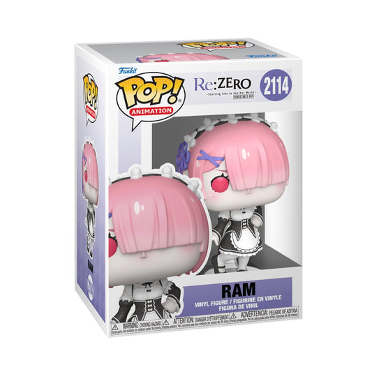 Funko Pop! Re : Zero Starting Life in Another World - Ram 2114 Figure + Pop Protector