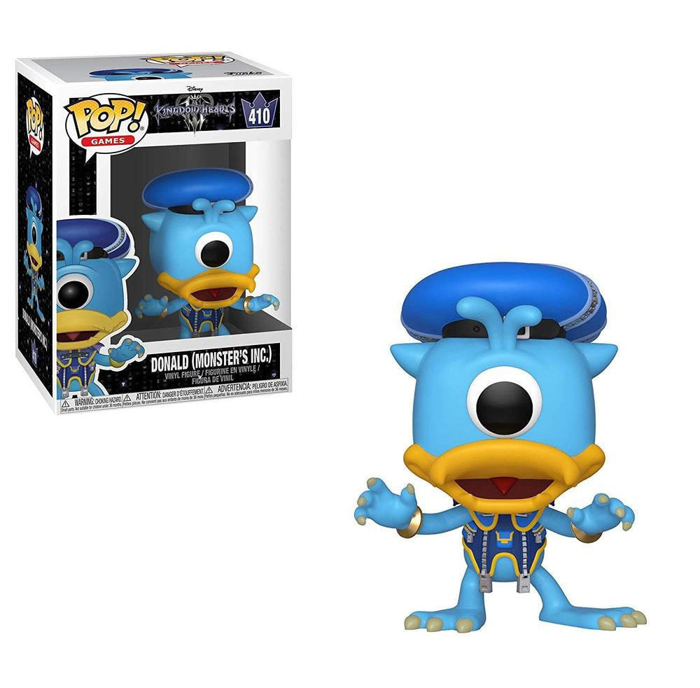 Funko Pop! Disney Kingdom Hearts - Donald Duck (Monsters, Inc.) 487 (VAULTED) + Free Protector