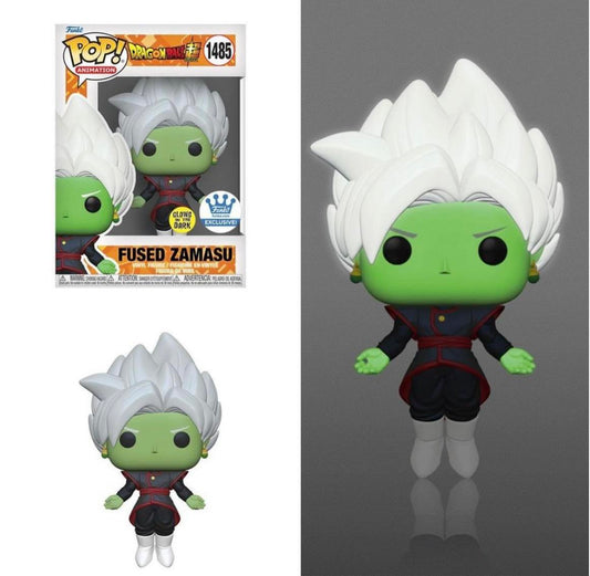 Funko Pop! Dragon Ball Super - Fused Zamasu 1485 Glows in the Dark Funko Shop Exclusive + Free Protector