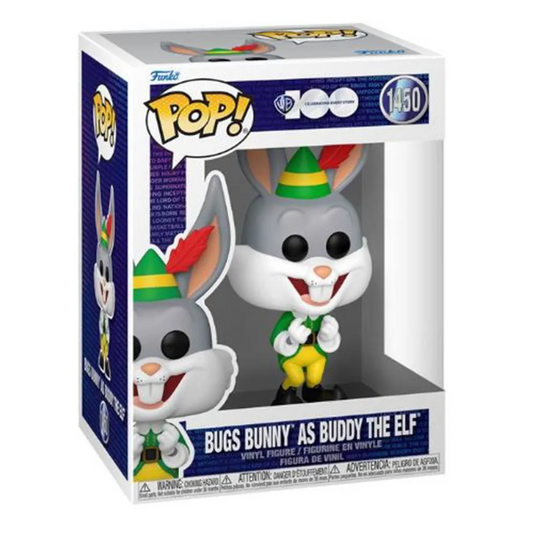 Funko Pop! WB100 Bugs Bunny as Buddy The Elf 1450 + Pop Protector