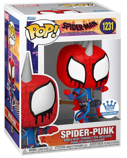 Funko Pop! Spider-Man Across The Spider-Verse : Spider-Punk 1231 Funko Shop Exclusive + Pop Protector