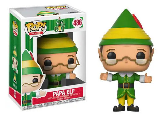 Funko Pop! Elf - Papa Elf 486 Figure + Pop Protector
