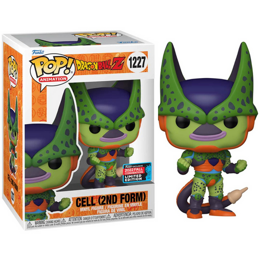 Funko Pop! Dragon Ball Z Cell (2nd Form) Funko Exclusive 2022 Fall Convention Limited Edition 1227 + Free Protector