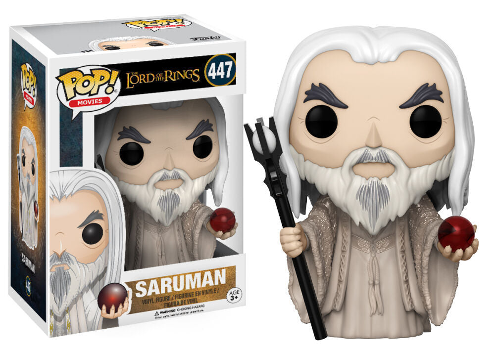 Funko Pop! The Lord of the Rings : Saruman 447 + Pop Protector