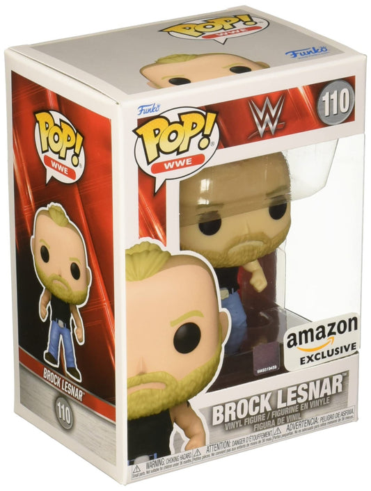 Funko Pop! WWE Brock Lesnar 110 Amazon Exclusive + Free Protector