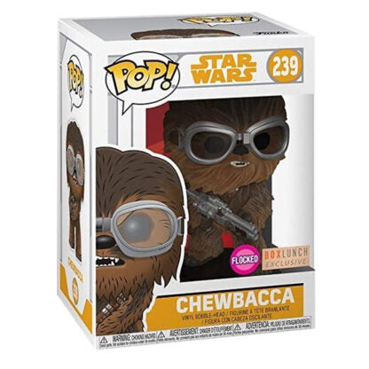 Funko Pop! Star Wars Chewbacca 239 Flocked BoxLunch Exclusive + Pop Protector