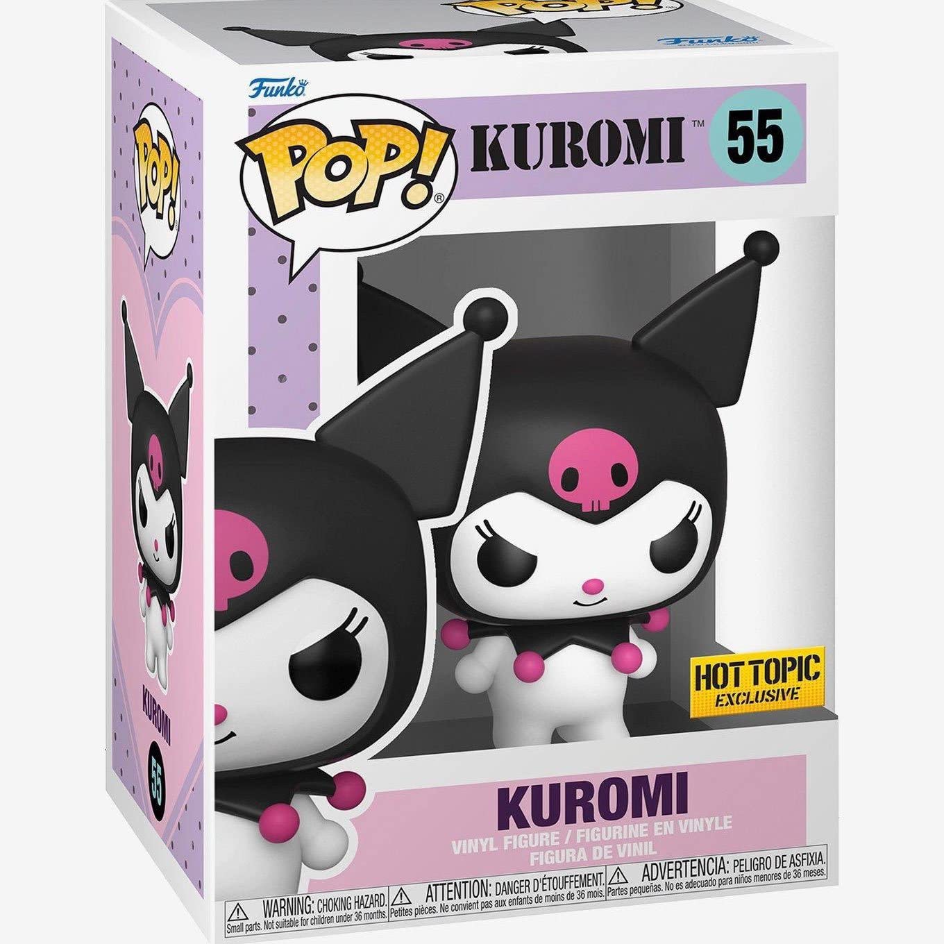 Funko Pop! Kuromi 55 Hot Topic Exclusive Figure + Pop Protector