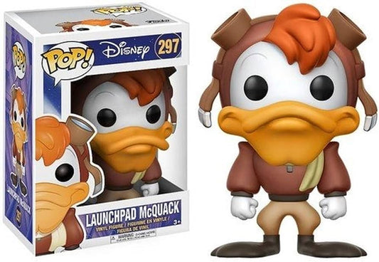 Funko Pop! Disney Darkwing Duck Launchpad McQuack 297 + Free Protector