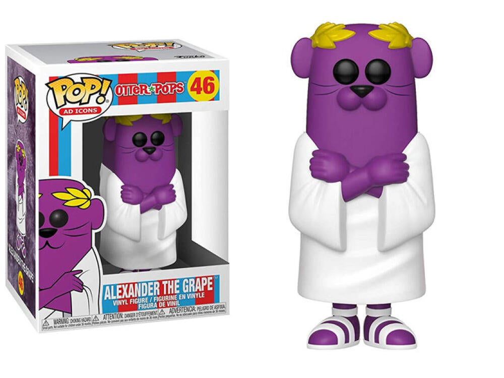 Funko Pop! Otter Pops - Alexander The Grape 46 (VAULTED) (slight box ware) + Free Protector