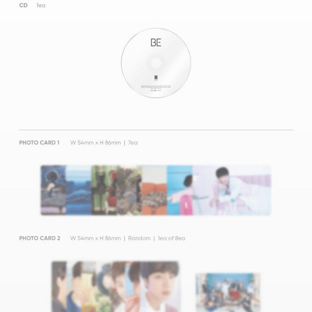 K-POP BTS - BE (ESSENTIAL EDITION)