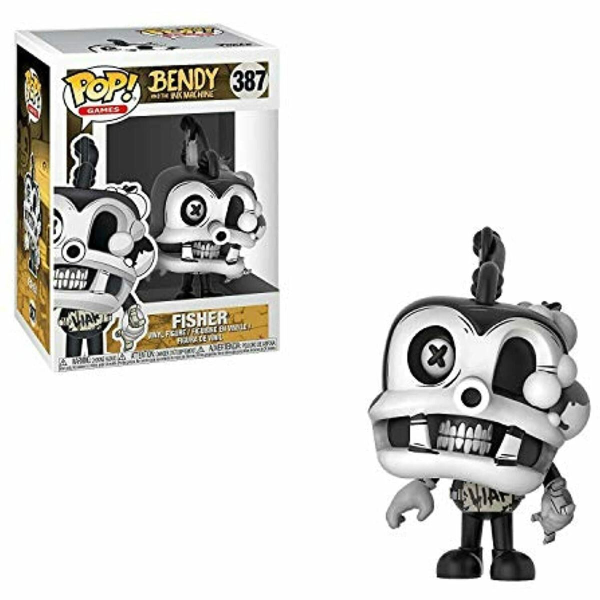 Funko Pop! Bendy and the Ink Machine - Fisher 387 (VAULTED) +  Protector