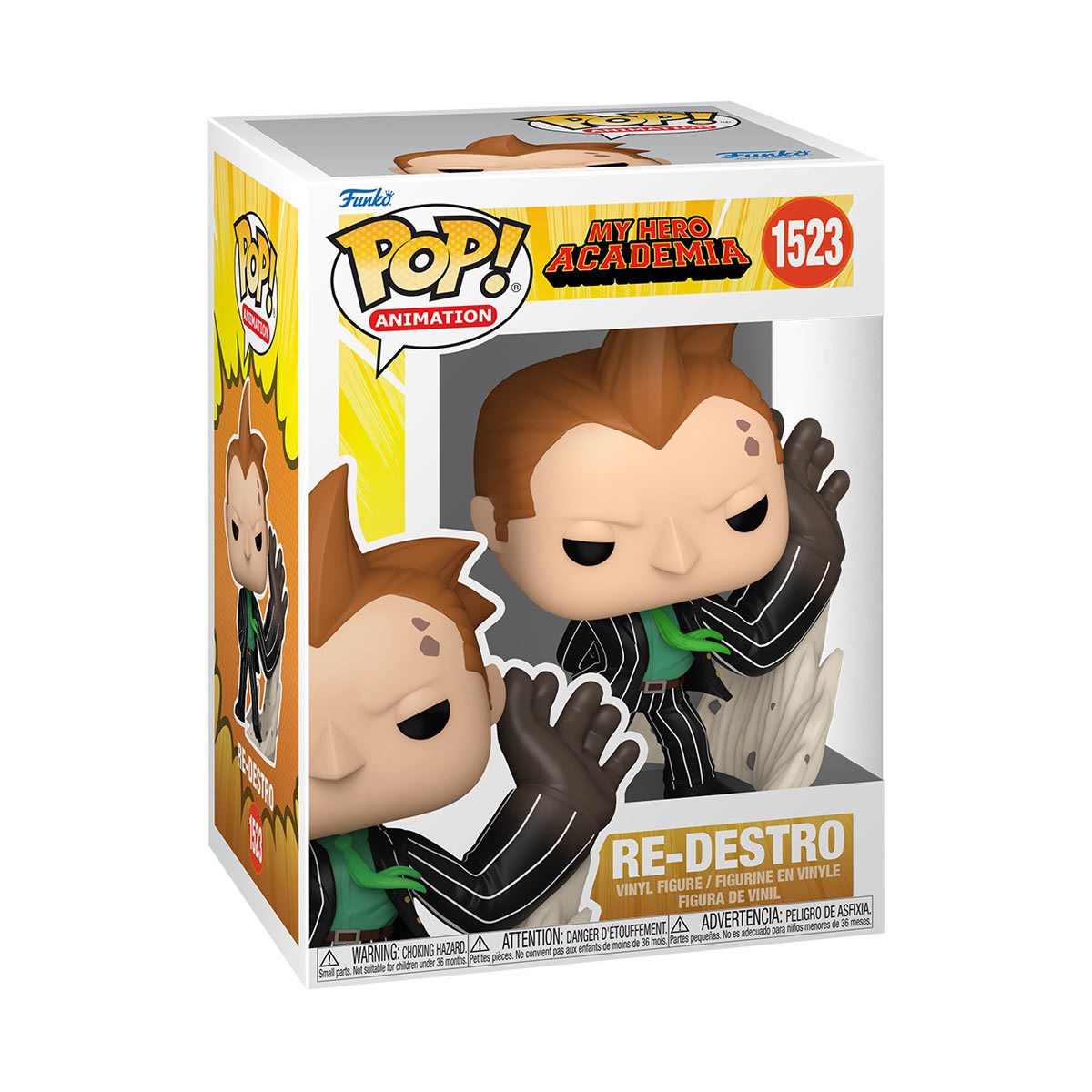 My Hero Academia Re-Destro Funko Pop! Vinyl Figure #1523 + Free PoP Protector