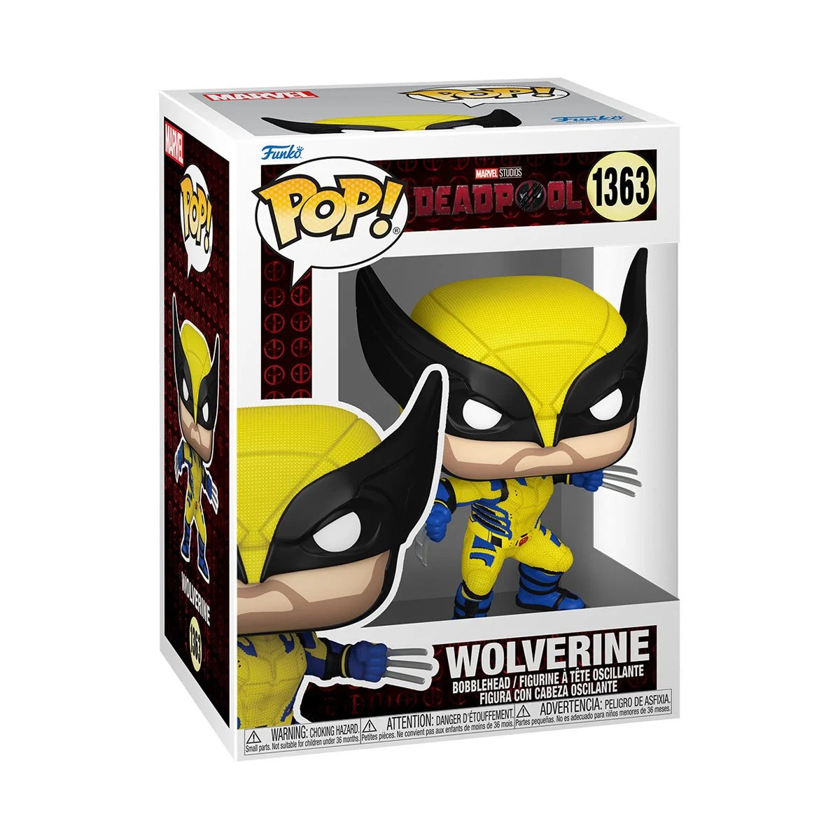 Funko Pop! Marvel Studios Deadpool & Wolverine - Wolverine #1363 + PoP Protector