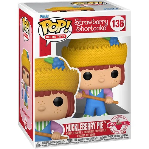 Funko Pop! 45th Anniversary Strawberry Shortcake Huckleberry Pie 136 + Free Protector