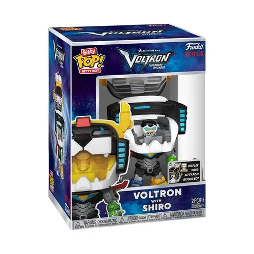 Preorder Voltron: Legendary Defender Voltron with Shiro Funko Bitty Pop! Bitty Bot Vinyl Figure