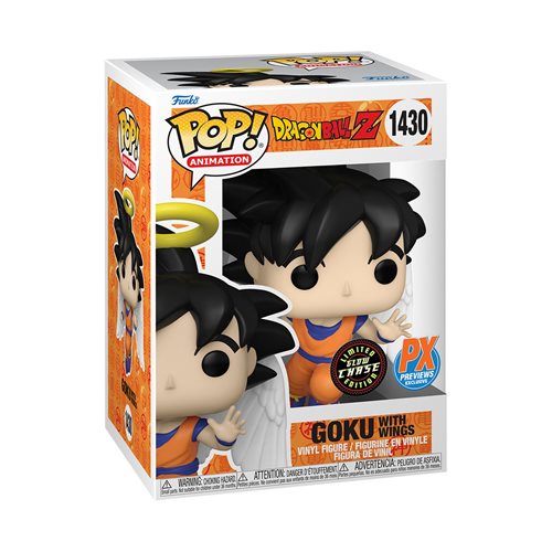 Preorder Dragon Ball Z Goku with Wings Funko Pop! Vinyl Figure #1430 - Previews Exclusive GUARANTEED CHASE AND COMMON SET