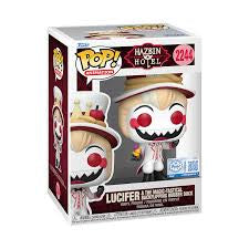 Funko Pop! Hazbin Hotel - Lucifer & The Magic-Tastical Backflipping Rubber Duck 2244 Funko Special Edition Figure + Pop Protector