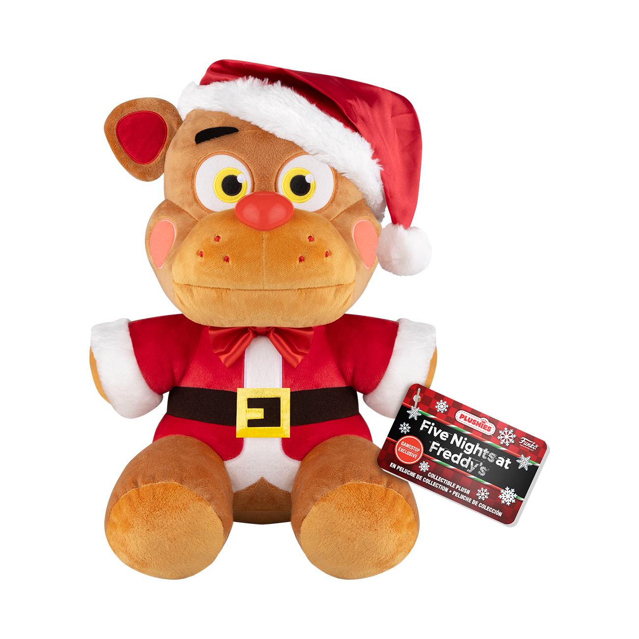 Funko Plush! Five Nights at Freddy’s (FNAF) Holiday Santa Freddy 16-inch Plush