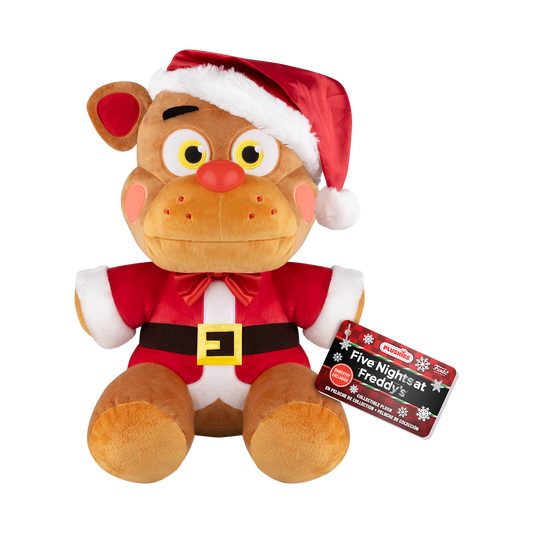 Funko Plush! Five Nights at Freddy’s (FNAF) Holiday Santa Freddy 16-inch Plush