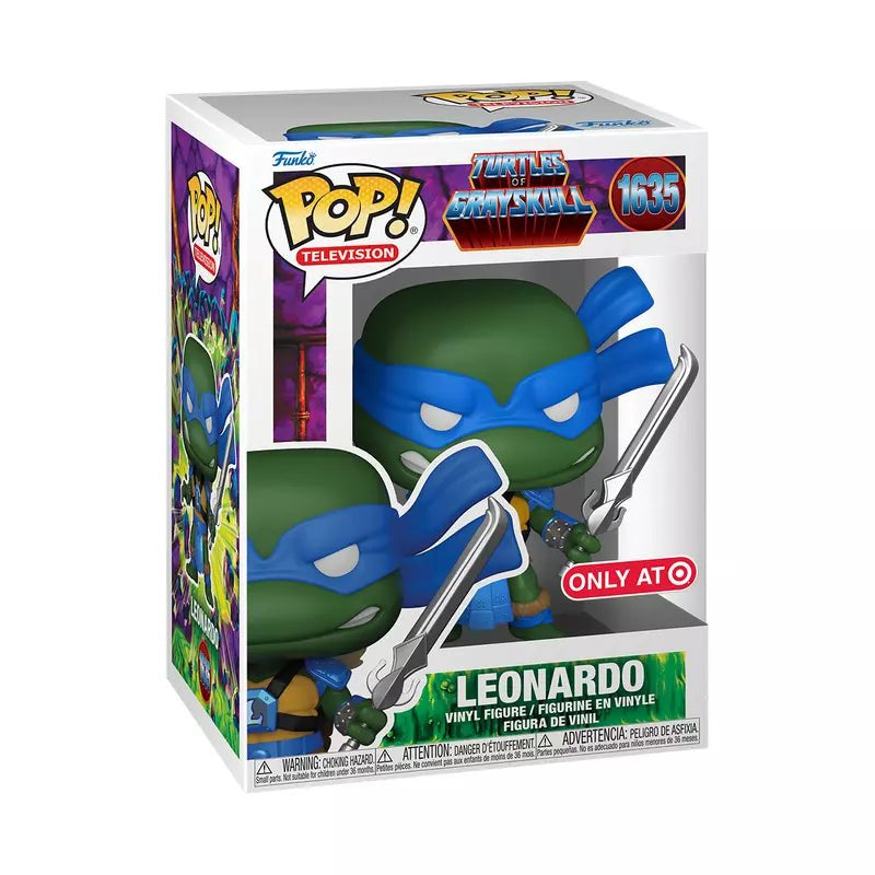 Funko Pop! Turtles of Grayskull - Leonardo 1635 Target Exclusive + Free Protector