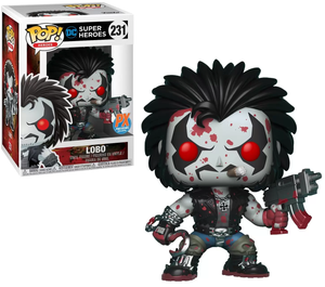 Funko Pop! DC Super Heroes : Lobo 231 PX Previews Exclusive (VAULTED) + Pop Protector