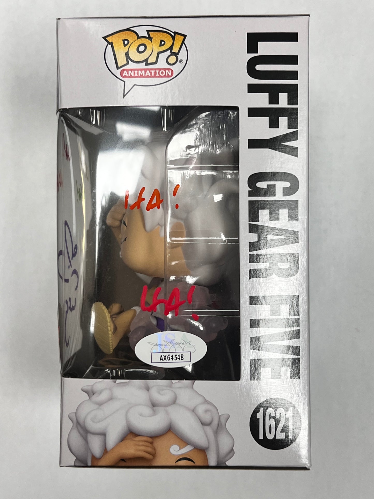 Funko Pop! One Piece - Certified Autograph Signed by Colleen Clickenbeard Luffy Gear 5 1621 GameStop Exclusive Figure + Pop Protector