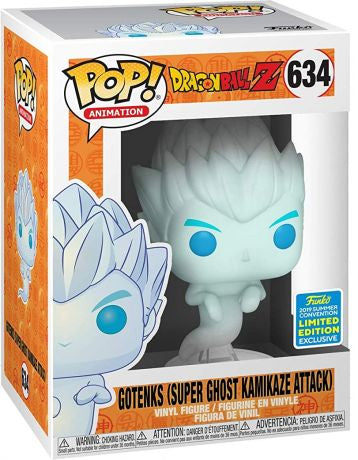 Funko Pop! Dragon Ball Z : Gotenks (Super Ghost Kamikaze Attack) 634 Funko 2019 Summer Convention Exclusive + Pop Protector