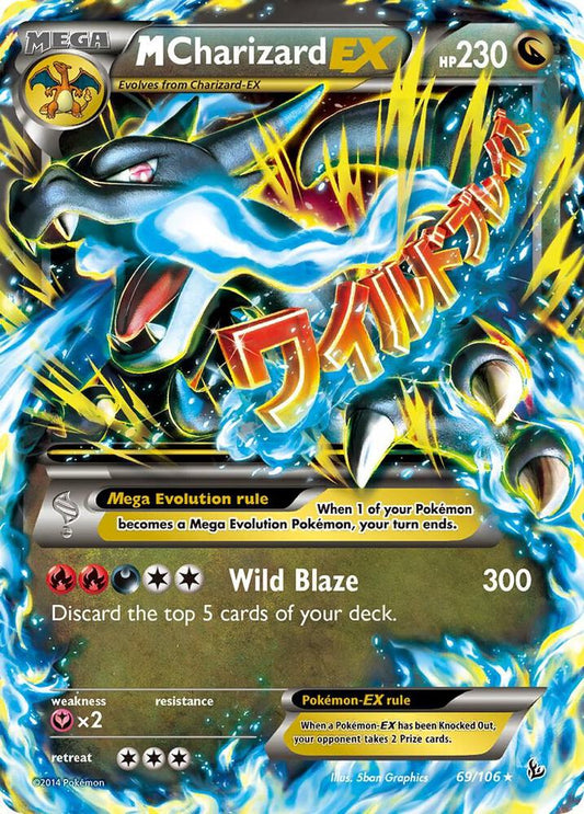 Pokemon TCG! M Charizard EX (X) - XY - Flashfire (FLF)