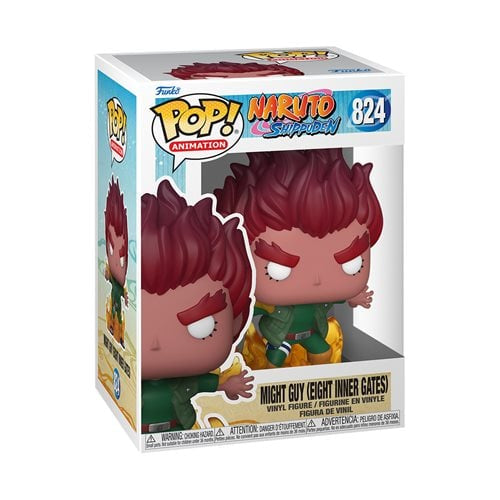 Funko Pop! Funko Pop! Naruto Shippuden - Might Guy (Eight Inner Gates) 824 Figure + Pop Protector